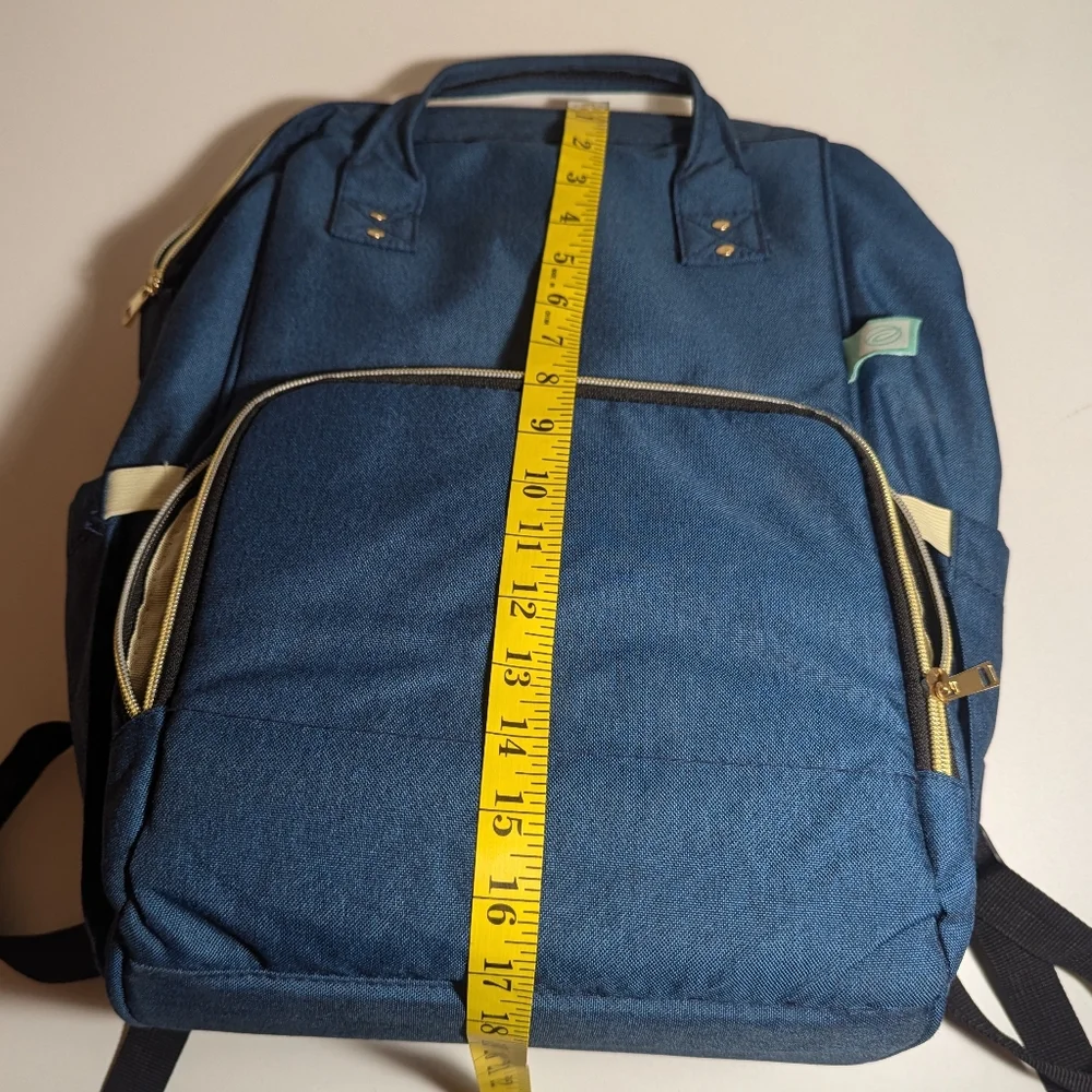 AFBP Blue Diaper Bag Backpack